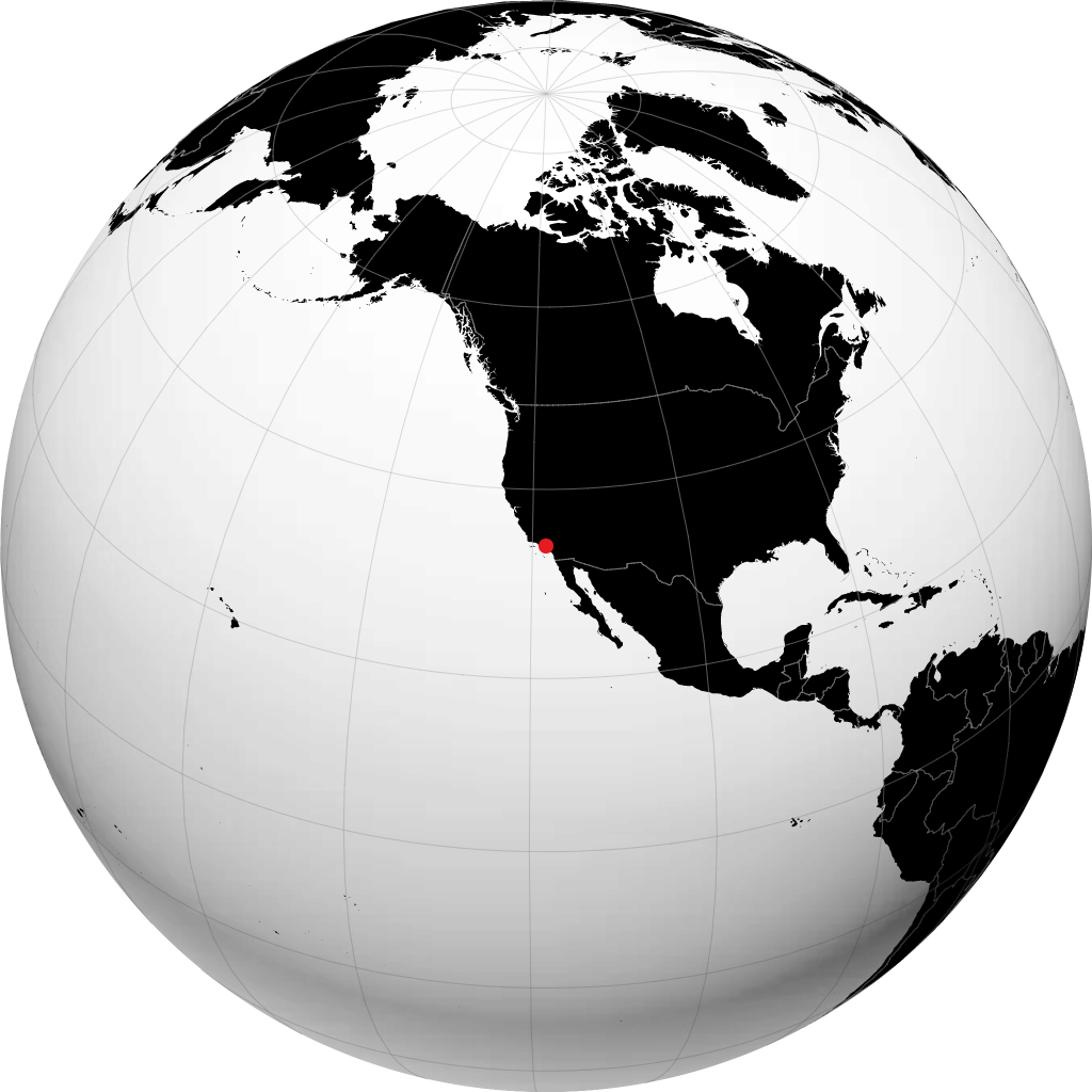 Los Angeles trên quả địa cầu