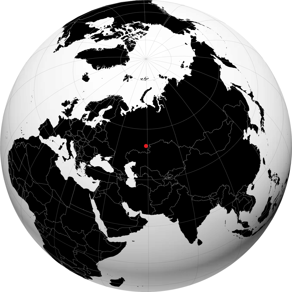 Magnitogorsk trên quả địa cầu
