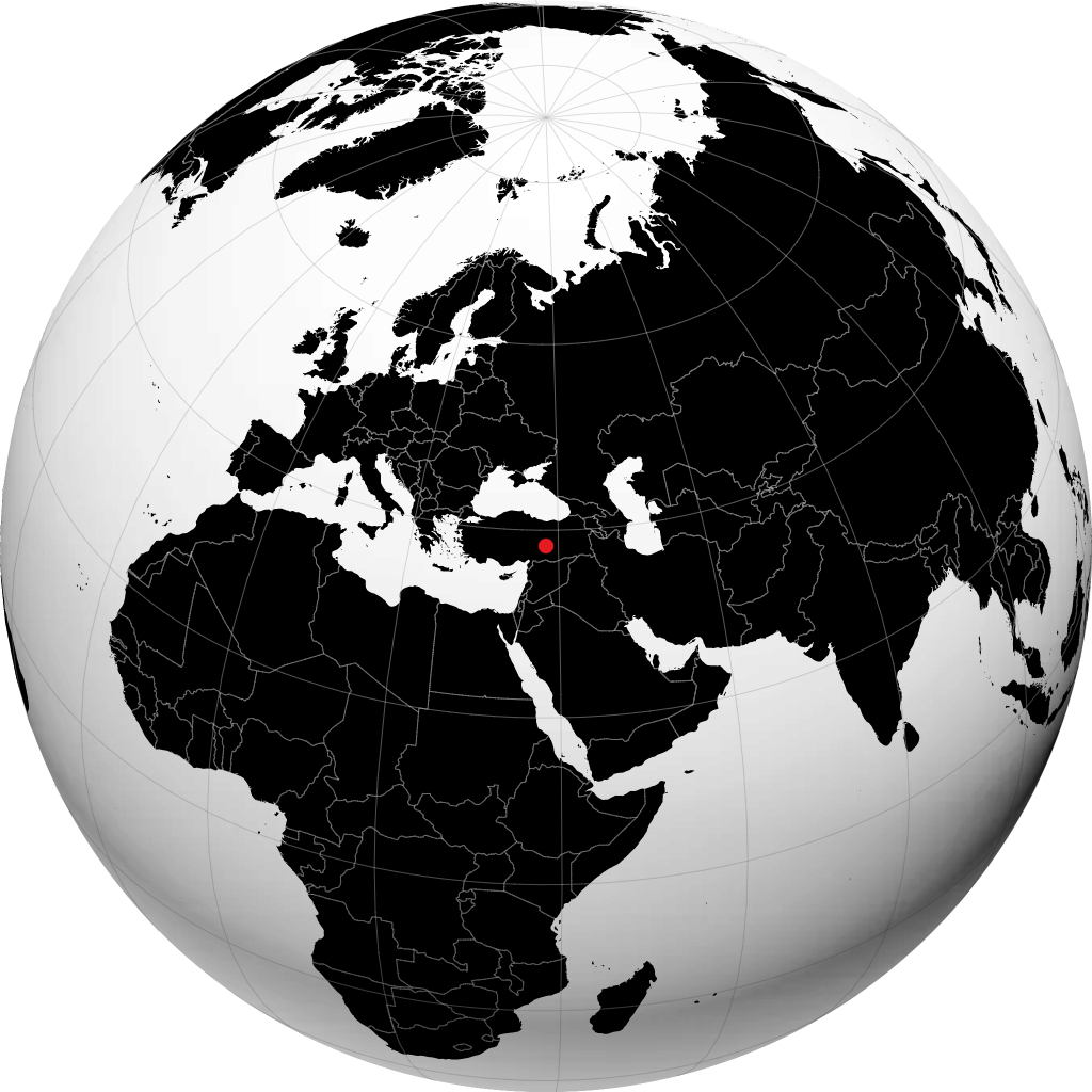 Malatya trên quả địa cầu