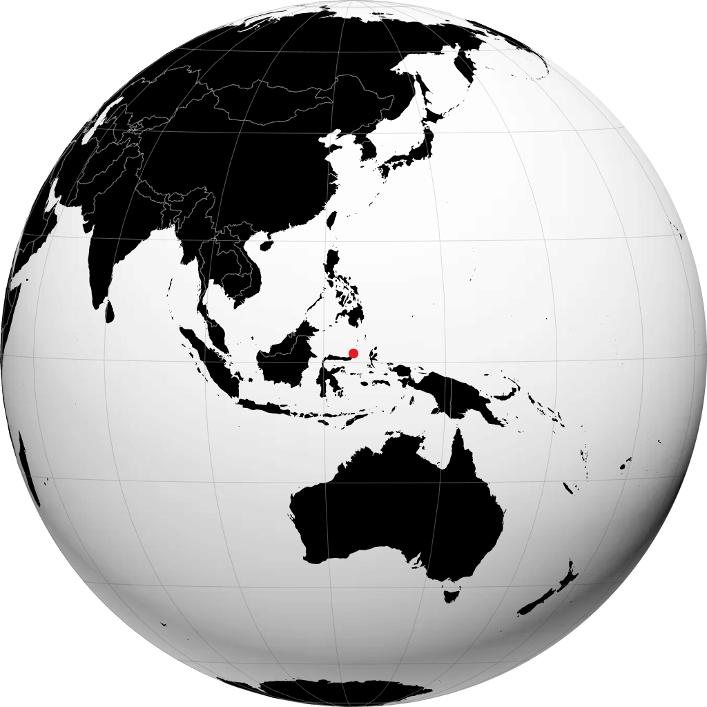 Manado trên quả địa cầu