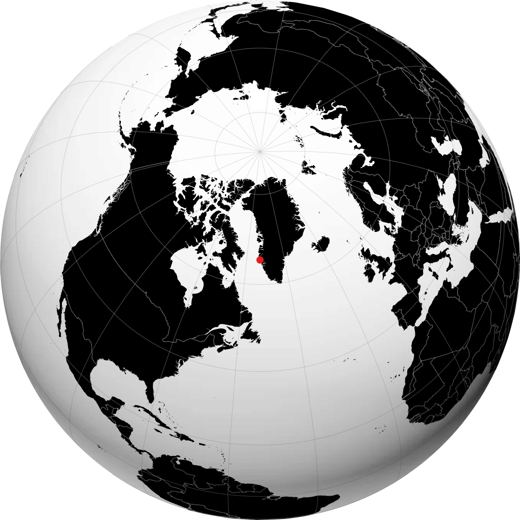 Maniitsoq trên quả địa cầu