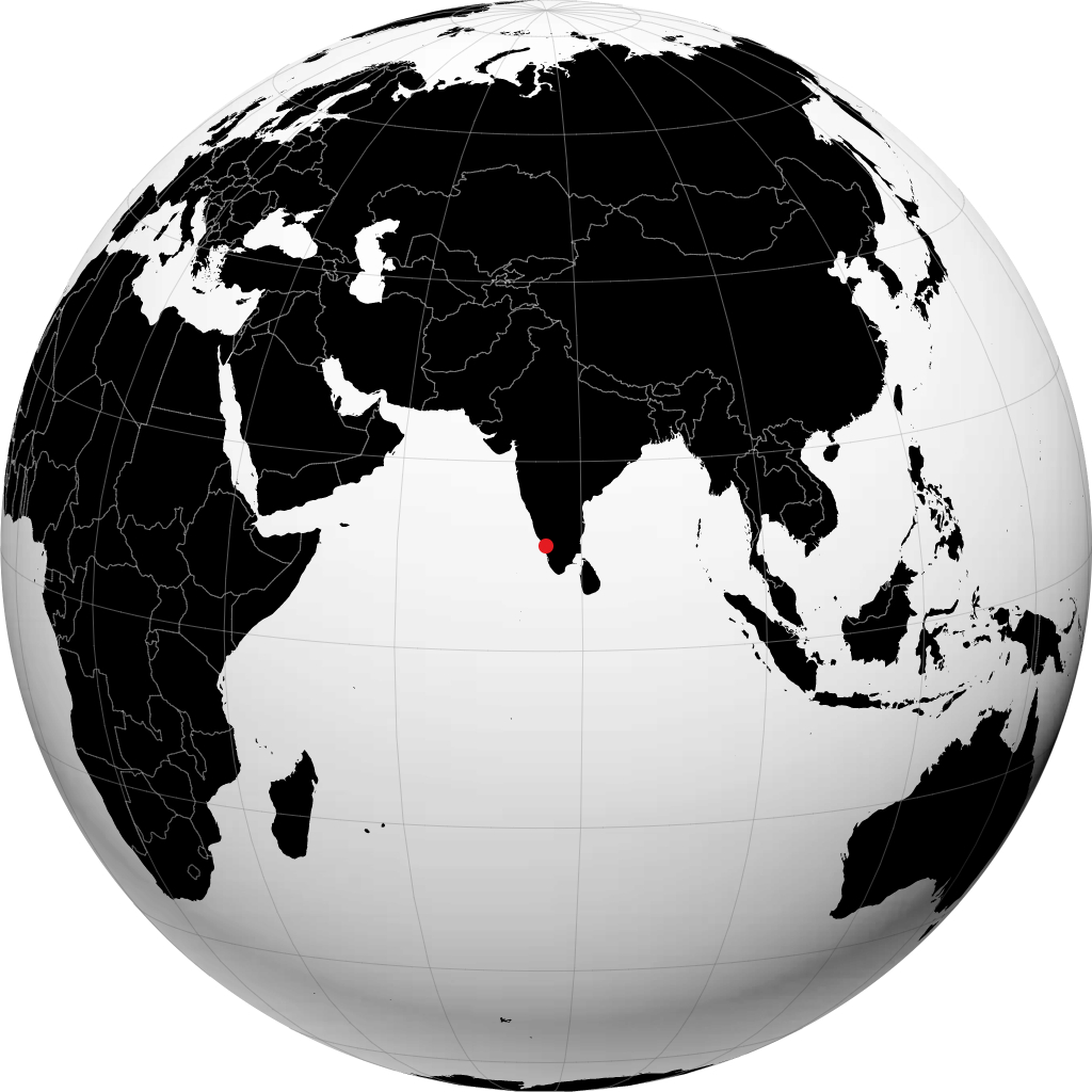 Manjeri trên quả địa cầu