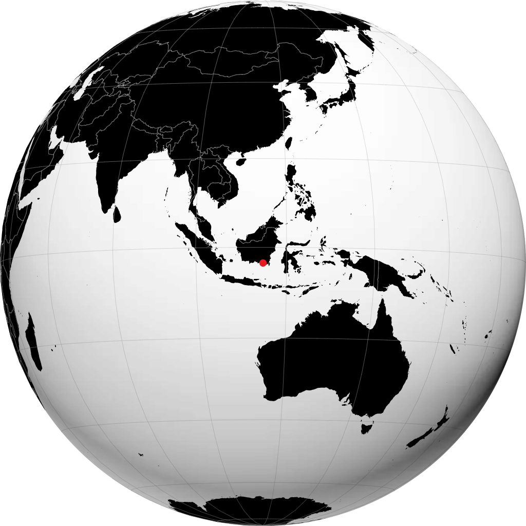 Martapura trên quả địa cầu