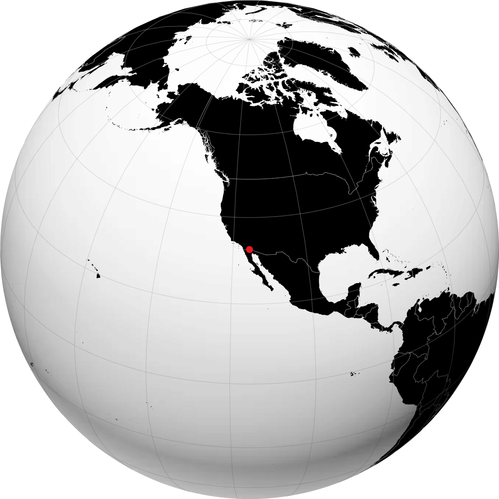 Mexicali trên quả địa cầu