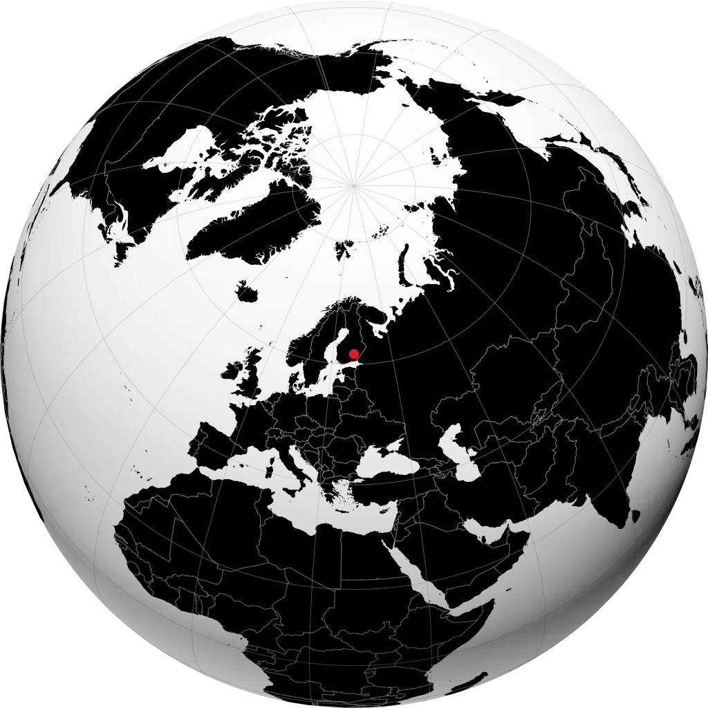 Mikkeli trên quả địa cầu