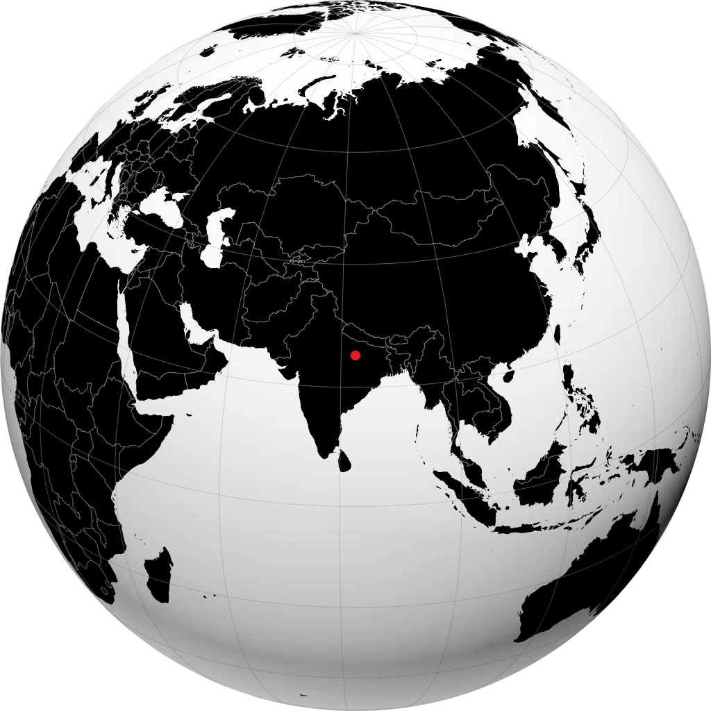 Mirzapur trên quả địa cầu