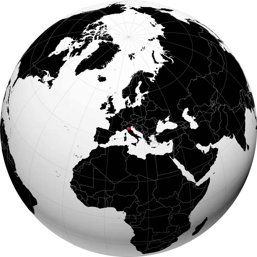 Modena trên quả địa cầu