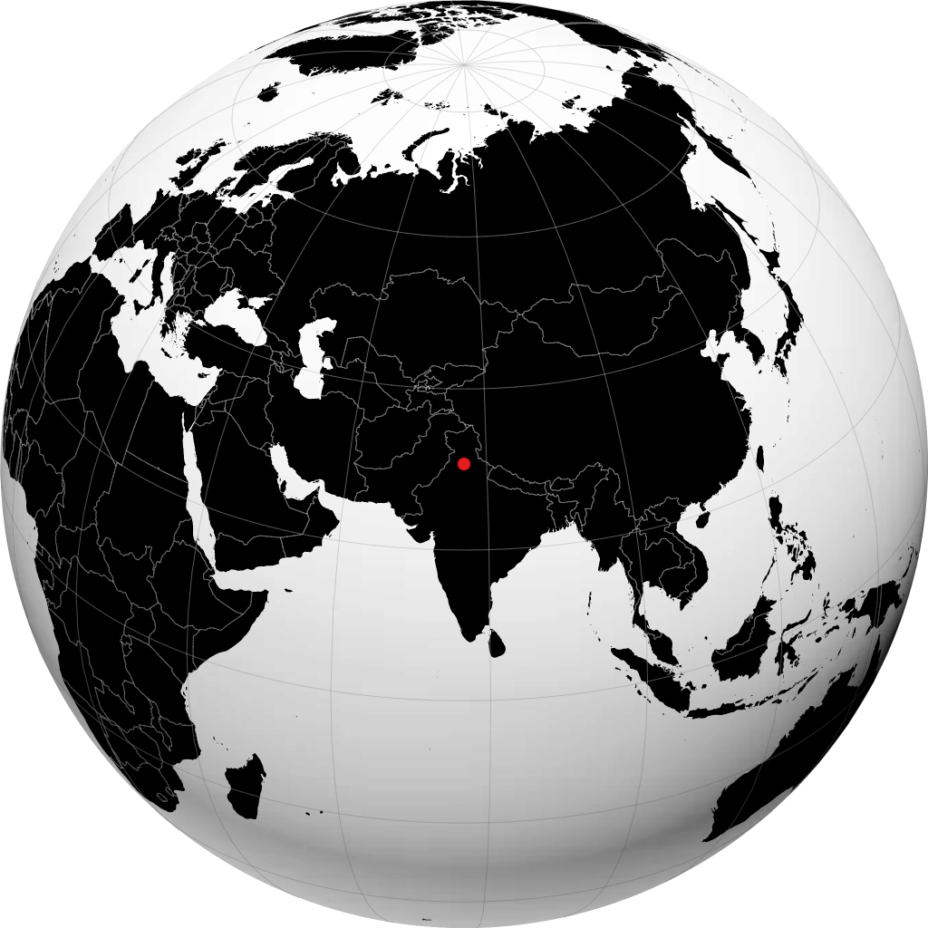 Mohali trên quả địa cầu