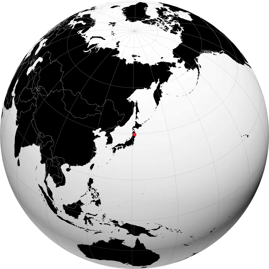 Morioka trên quả địa cầu