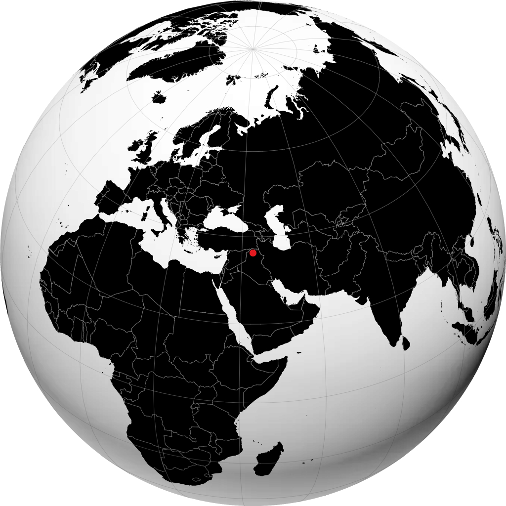 Mosul trên quả địa cầu
