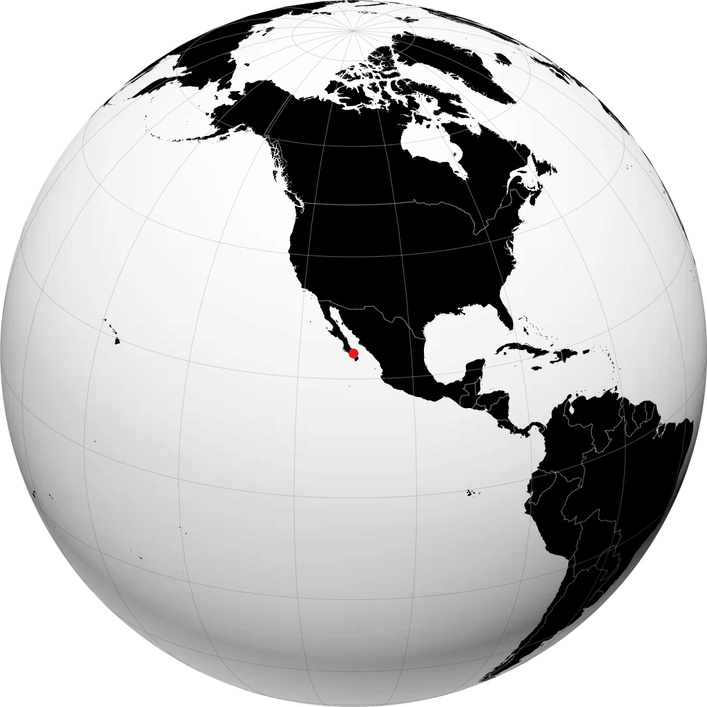 La Paz trên quả địa cầu
