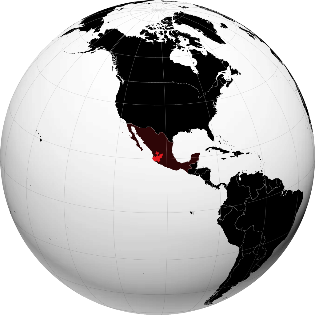 Bang Jalisco trên quả địa cầu
