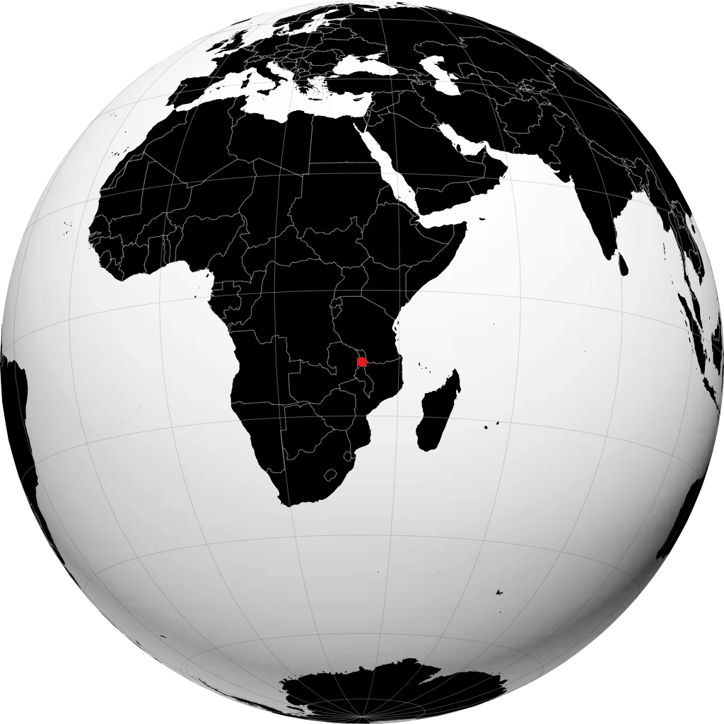 Mzuzu trên quả địa cầu