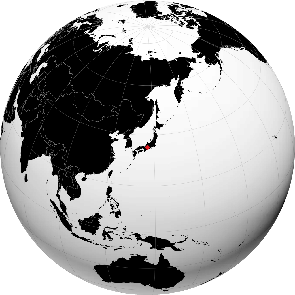 Nagoya trên quả địa cầu