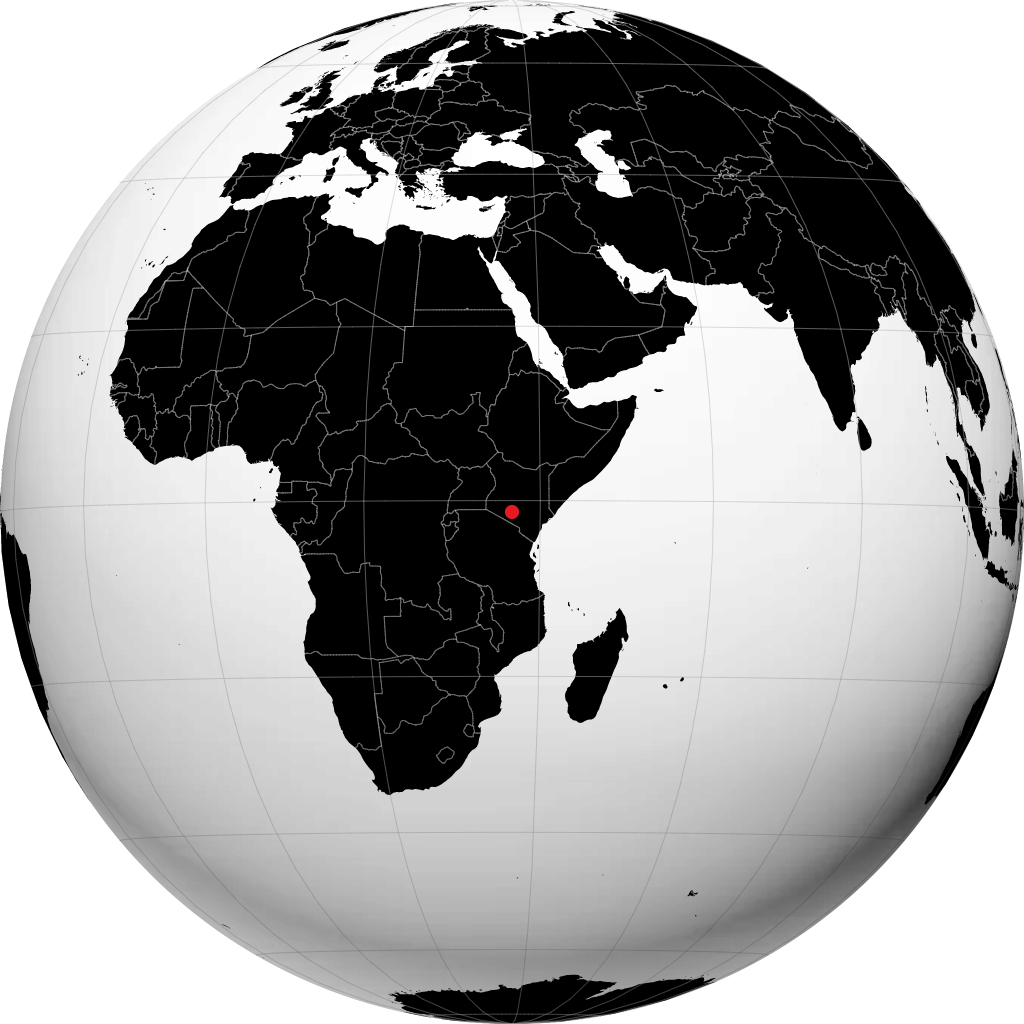 Nairobi trên quả địa cầu