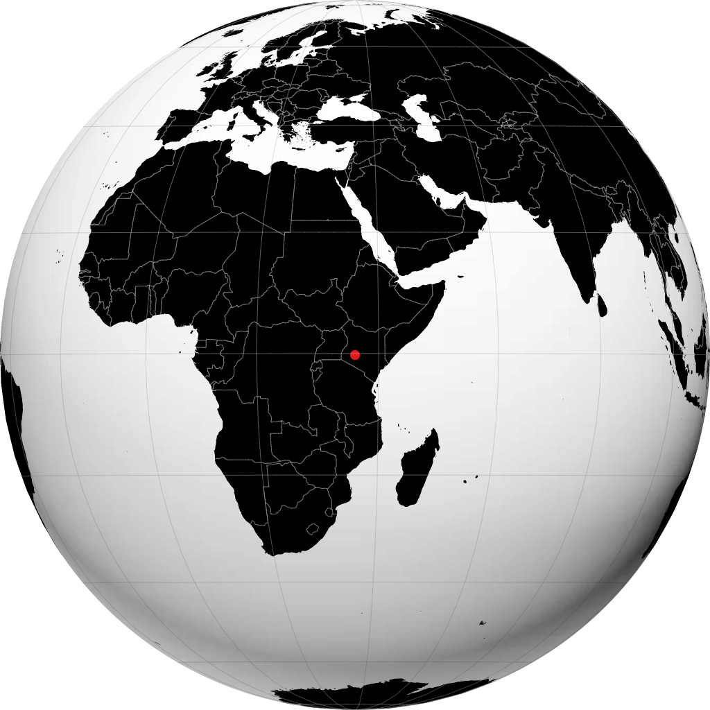 Nakuru trên quả địa cầu