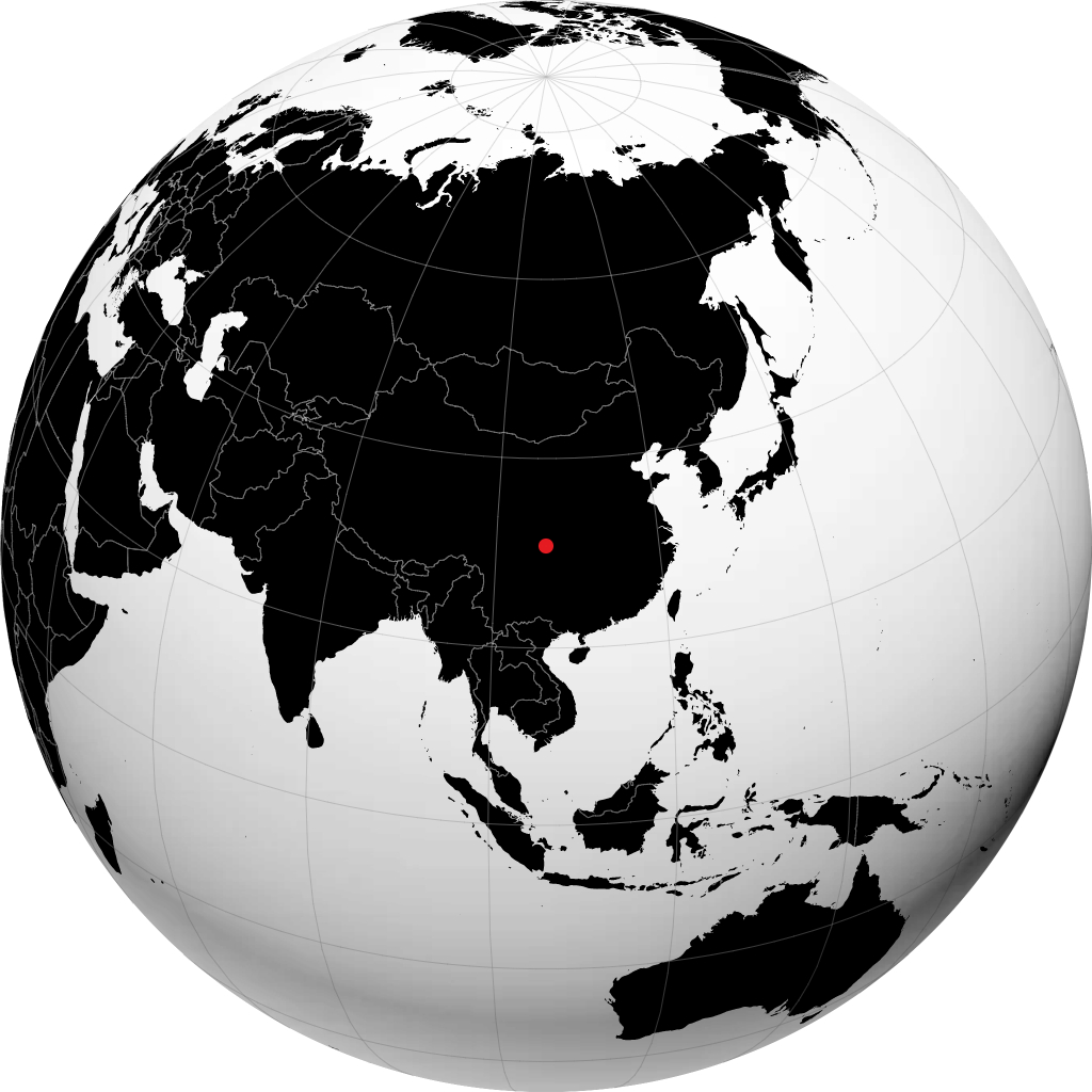 Nam Xung trên quả địa cầu
