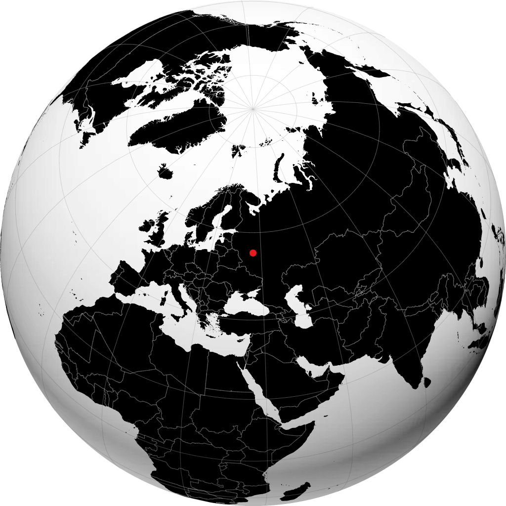 Naro-Fominsk trên quả địa cầu