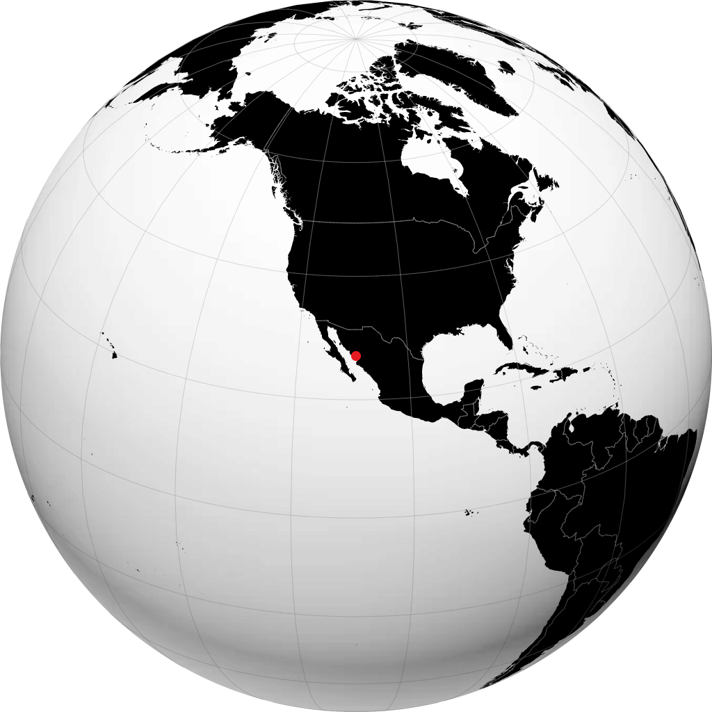 Navojoa trên quả địa cầu