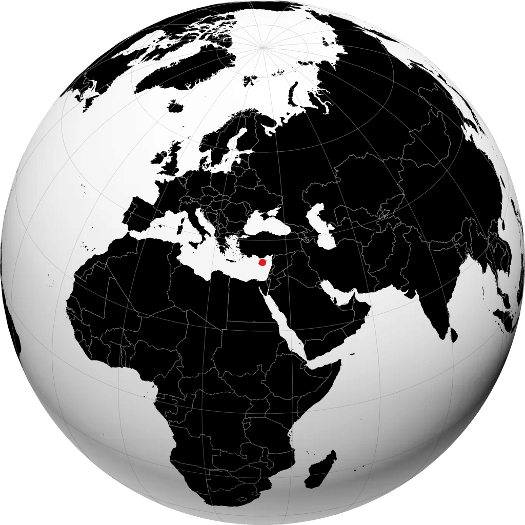 Nicosia trên quả địa cầu