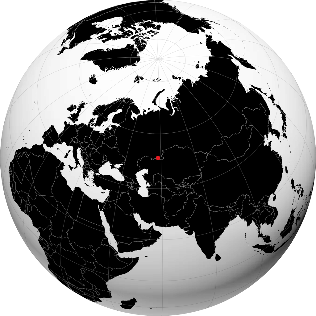 Novotroitsk trên quả địa cầu