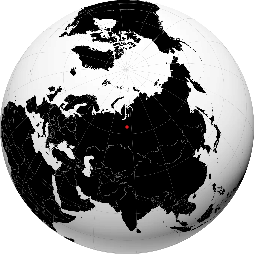 Noyabrsk trên quả địa cầu