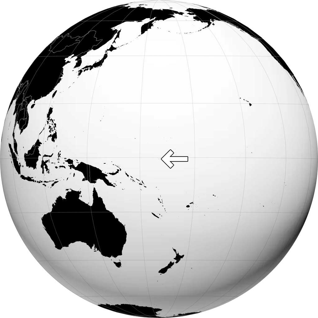 Nauru trên quả địa cầu