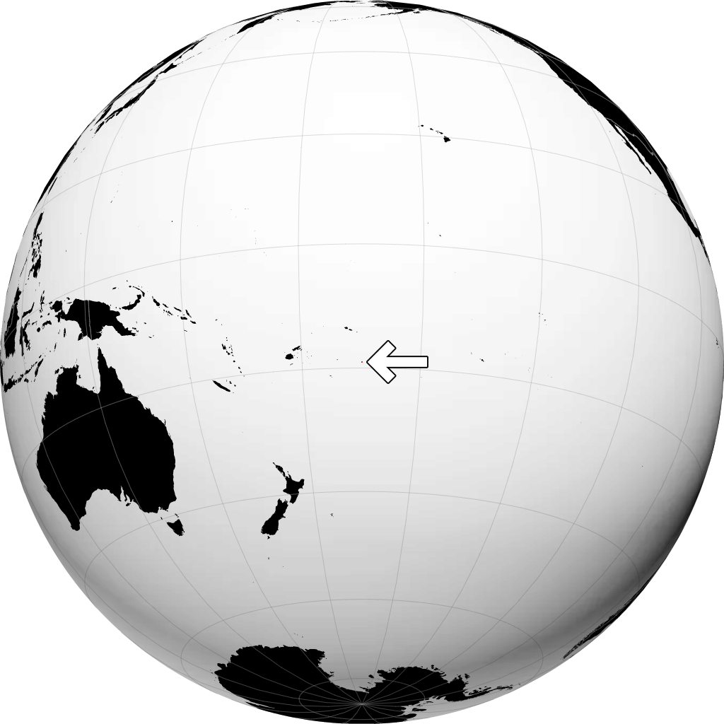 Niue trên quả địa cầu
