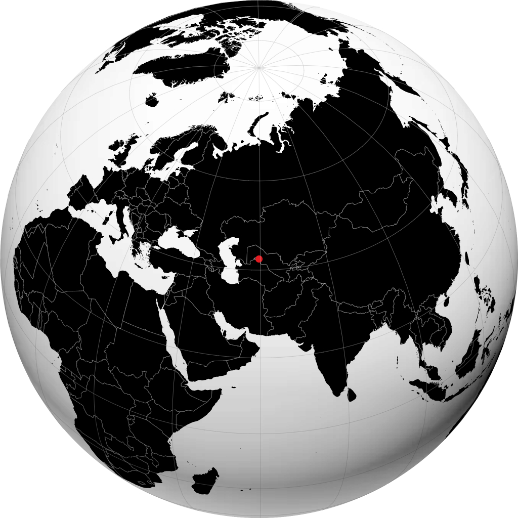 Nukus trên quả địa cầu