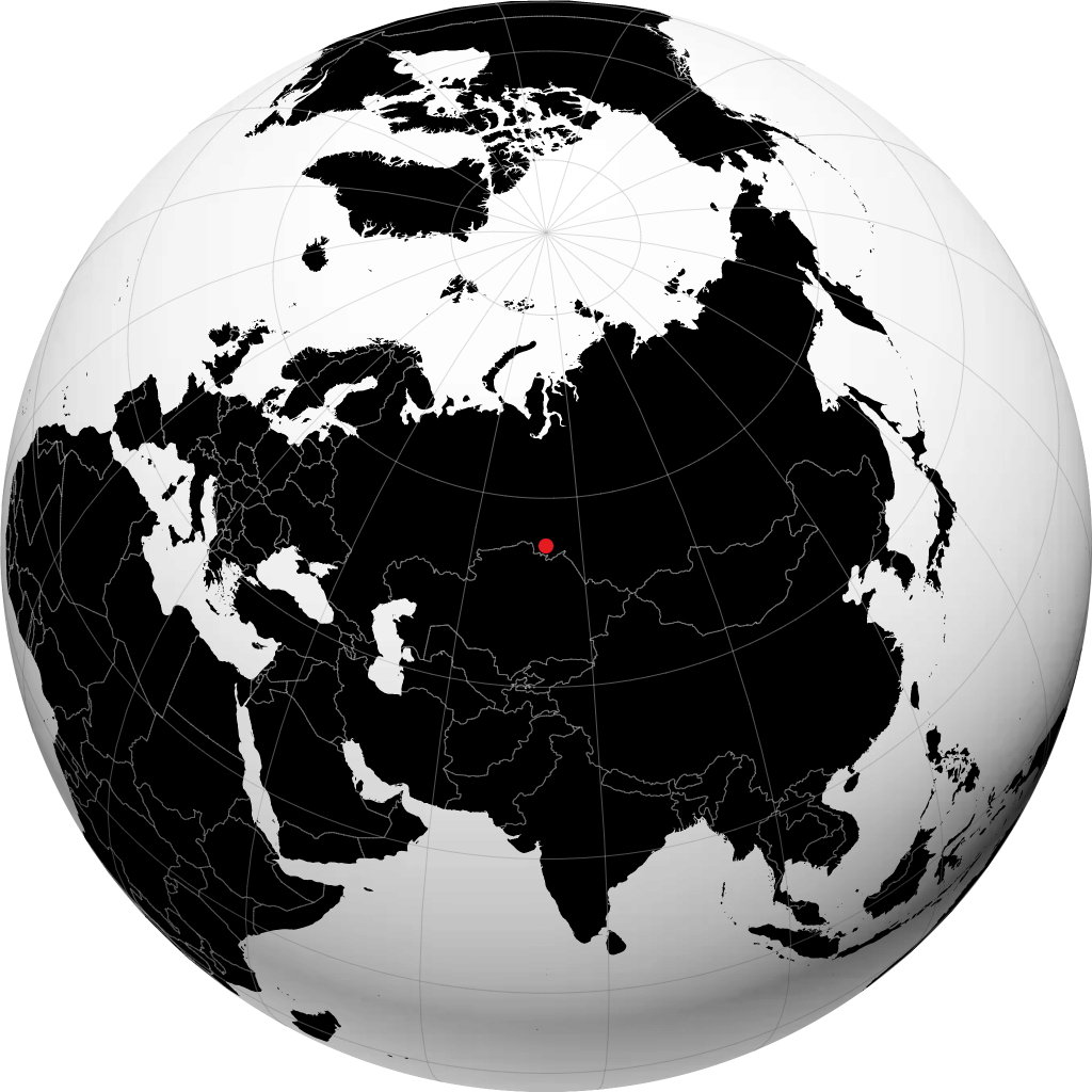 Omsk trên quả địa cầu