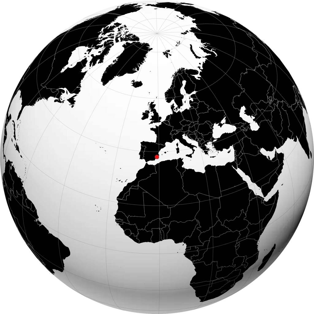 Orihuela trên quả địa cầu