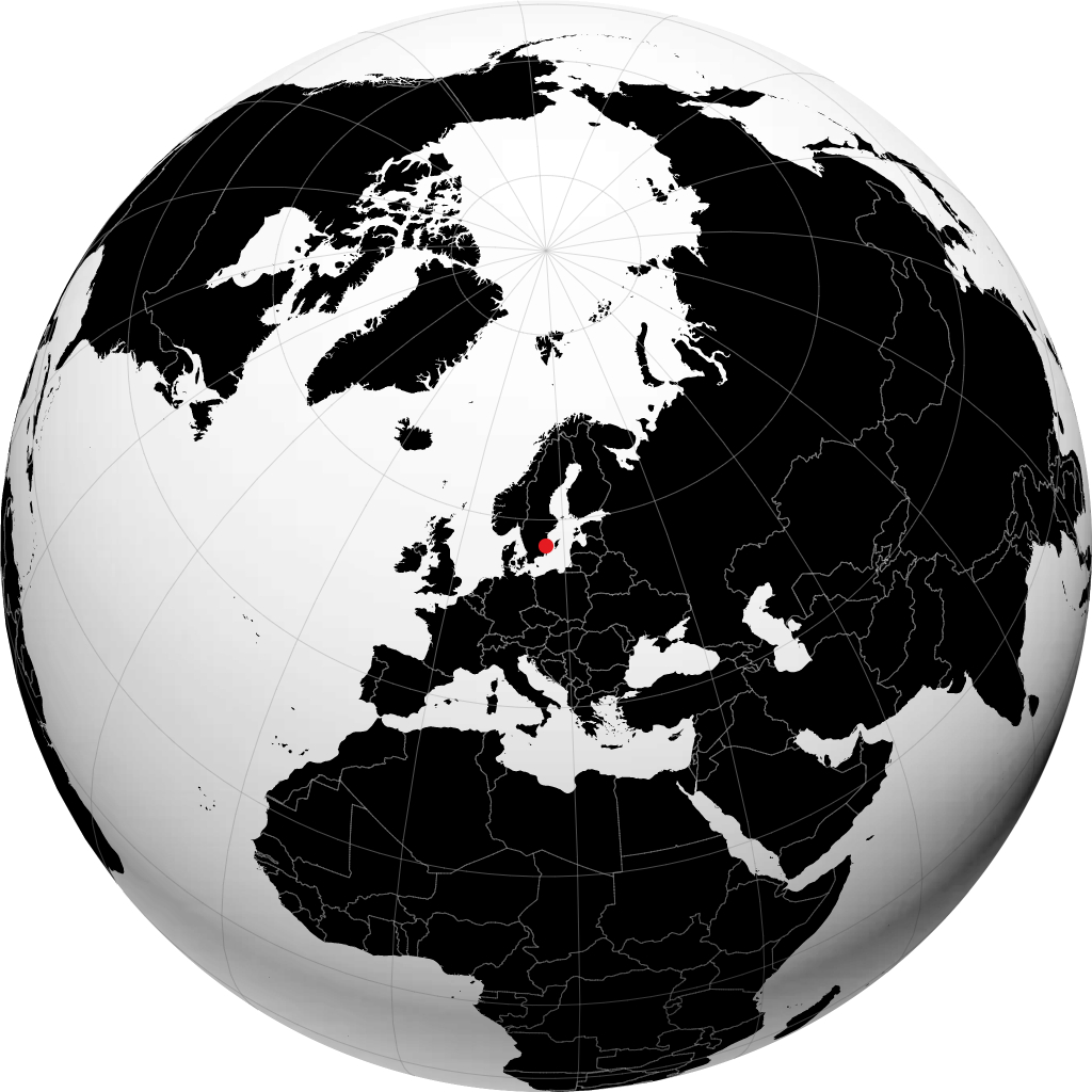 Oskarshamn trên quả địa cầu
