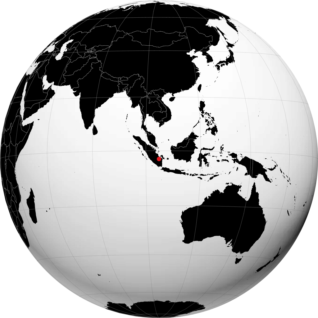 Palembang trên quả địa cầu