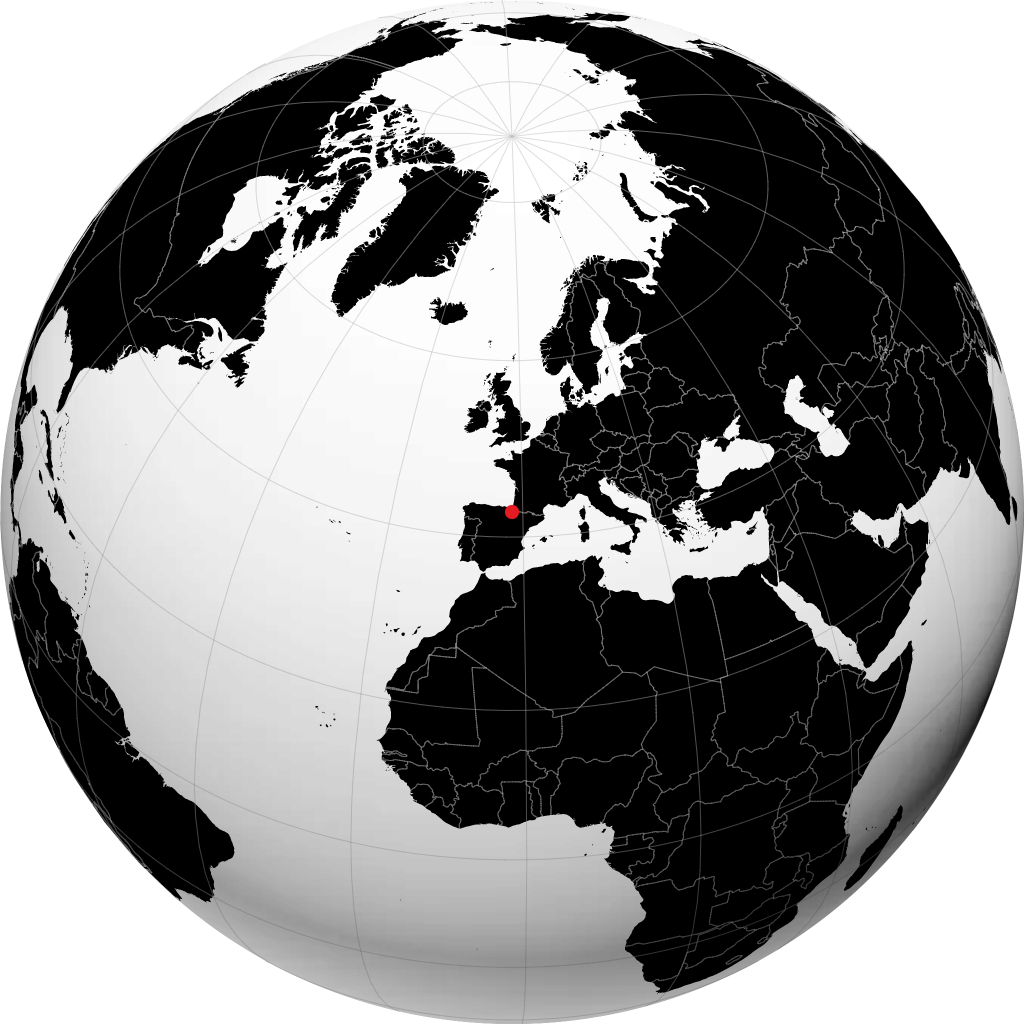 Pamplona trên quả địa cầu