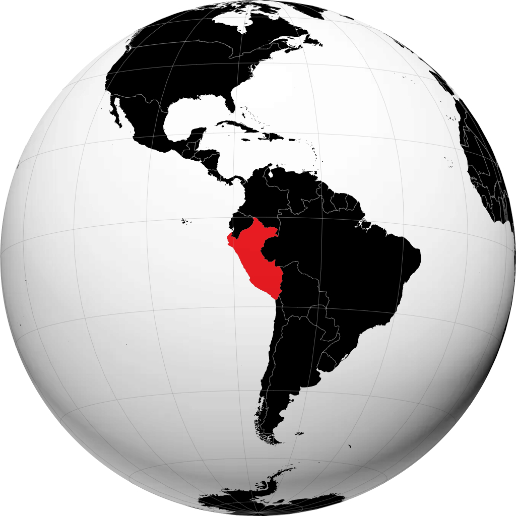 Peru trên quả địa cầu