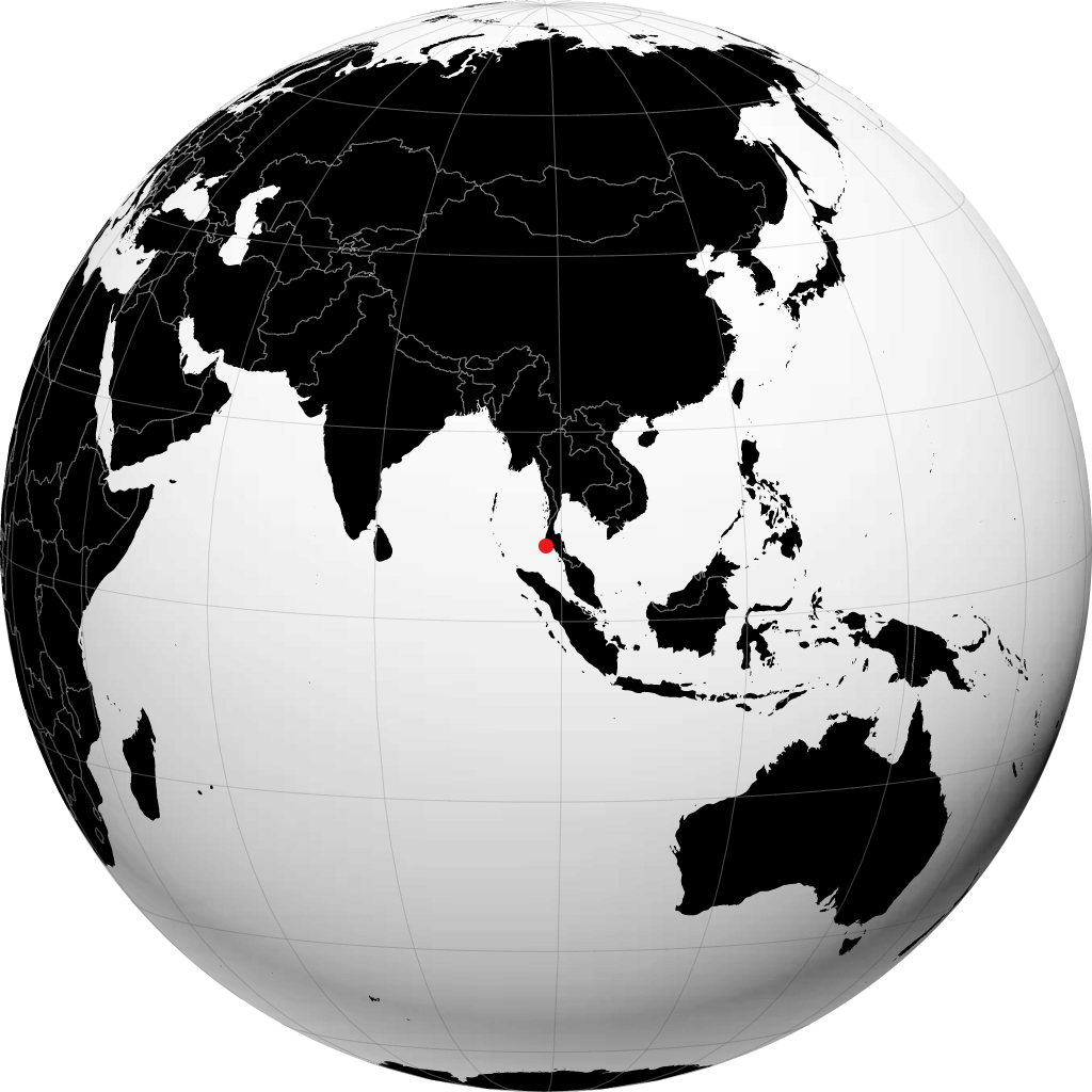Phuket trên quả địa cầu
