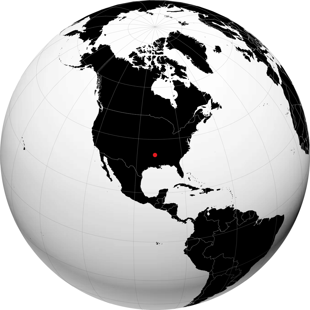 Pine Bluff trên quả địa cầu