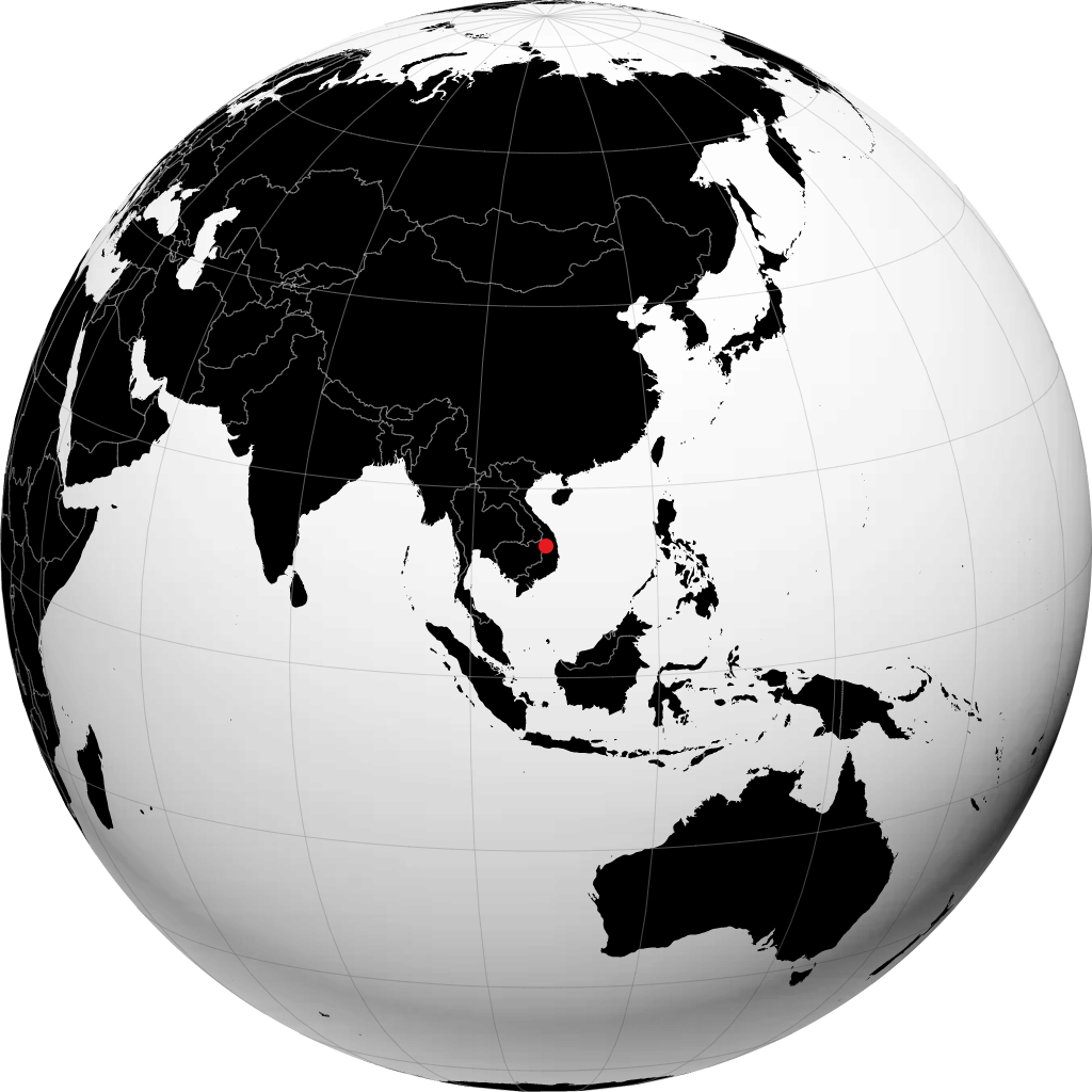 Pleiku trên quả địa cầu