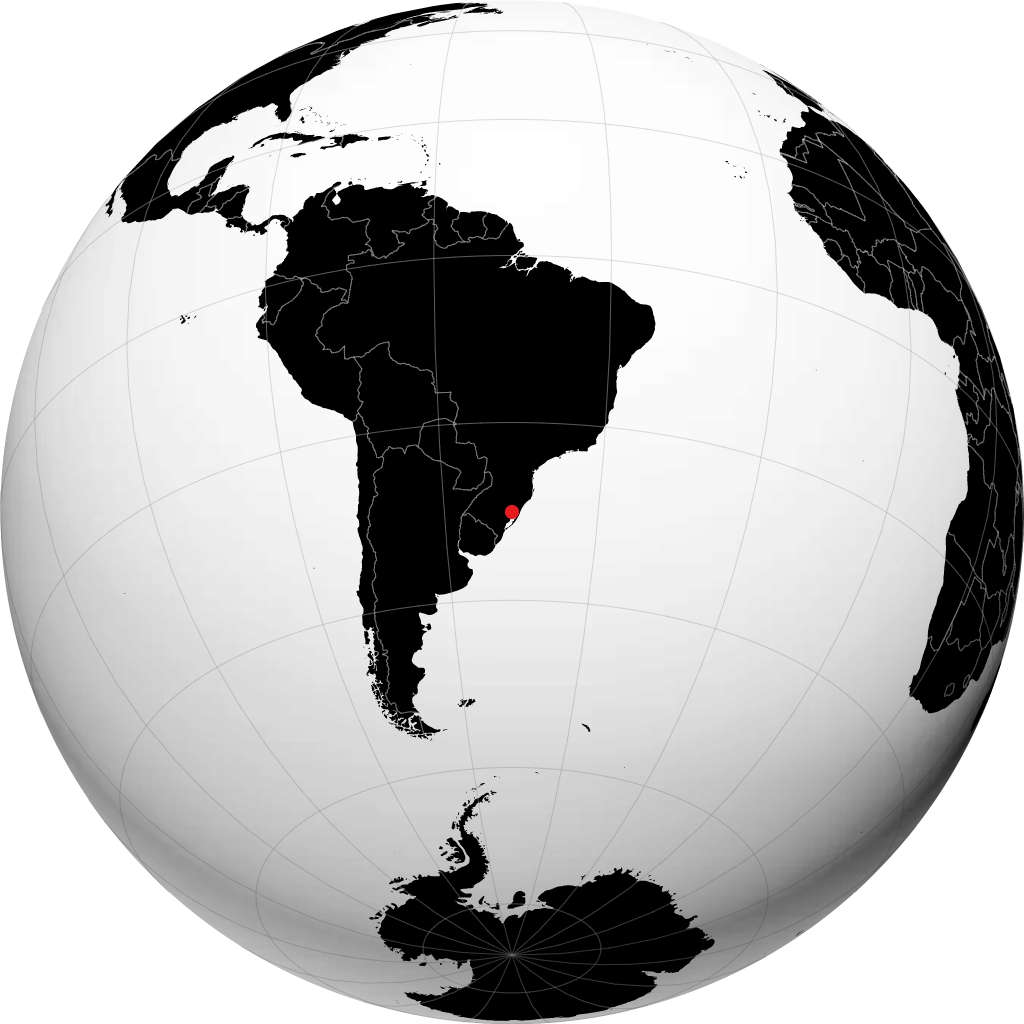 Porto Alegre trên quả địa cầu