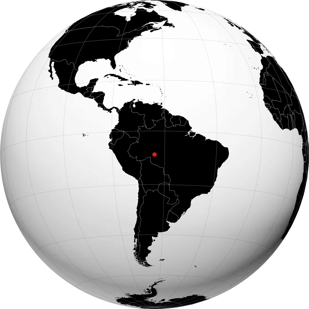 Porto Velho trên quả địa cầu
