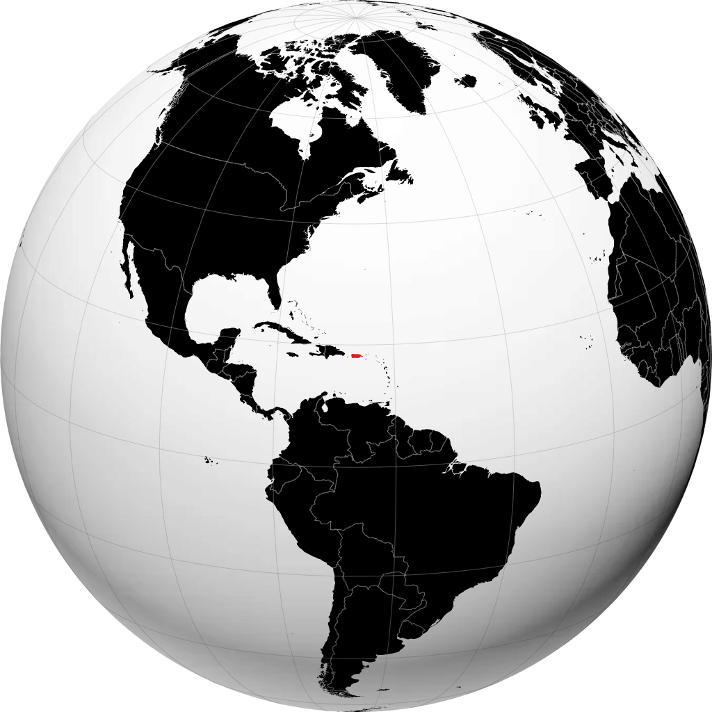 Puerto Rico trên quả địa cầu
