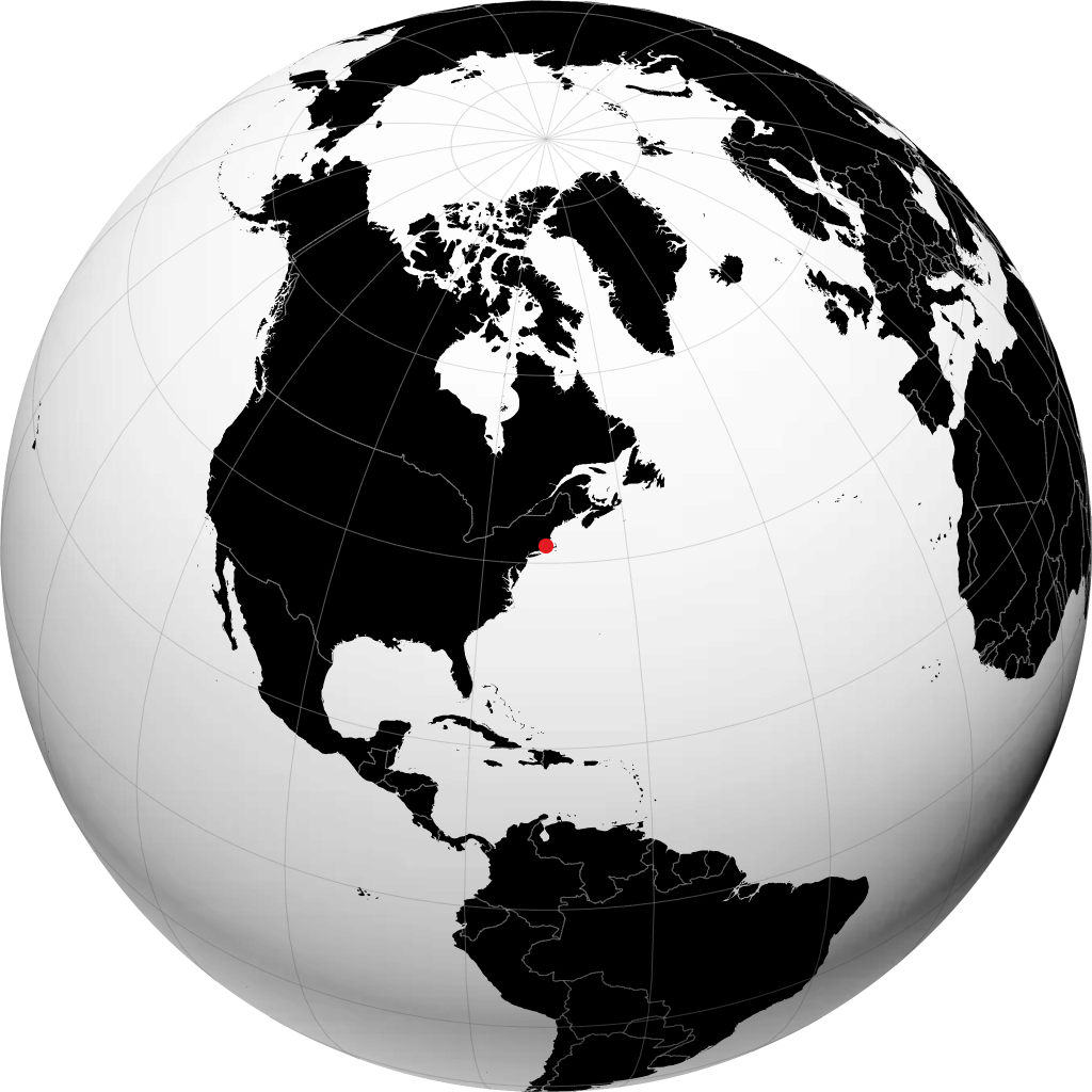 Providence trên quả địa cầu