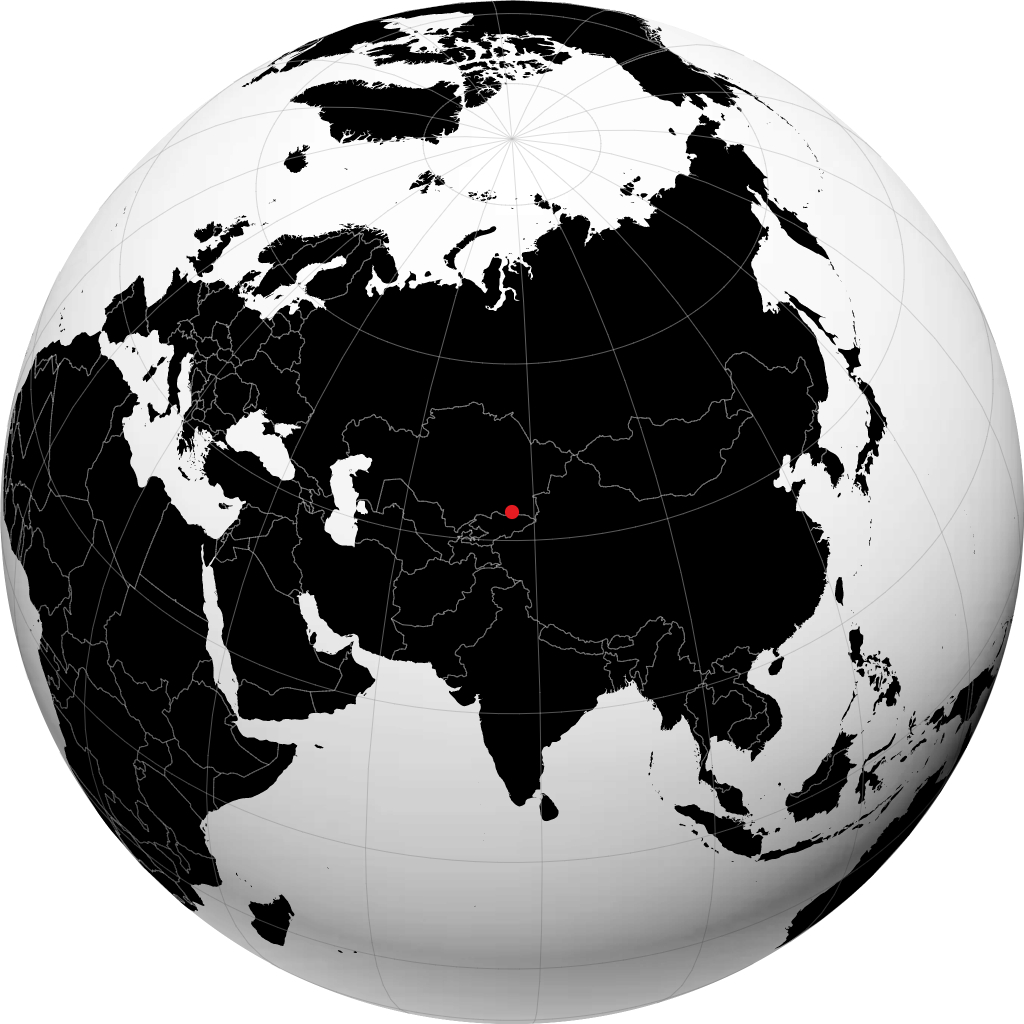 Qaskeleng trên quả địa cầu