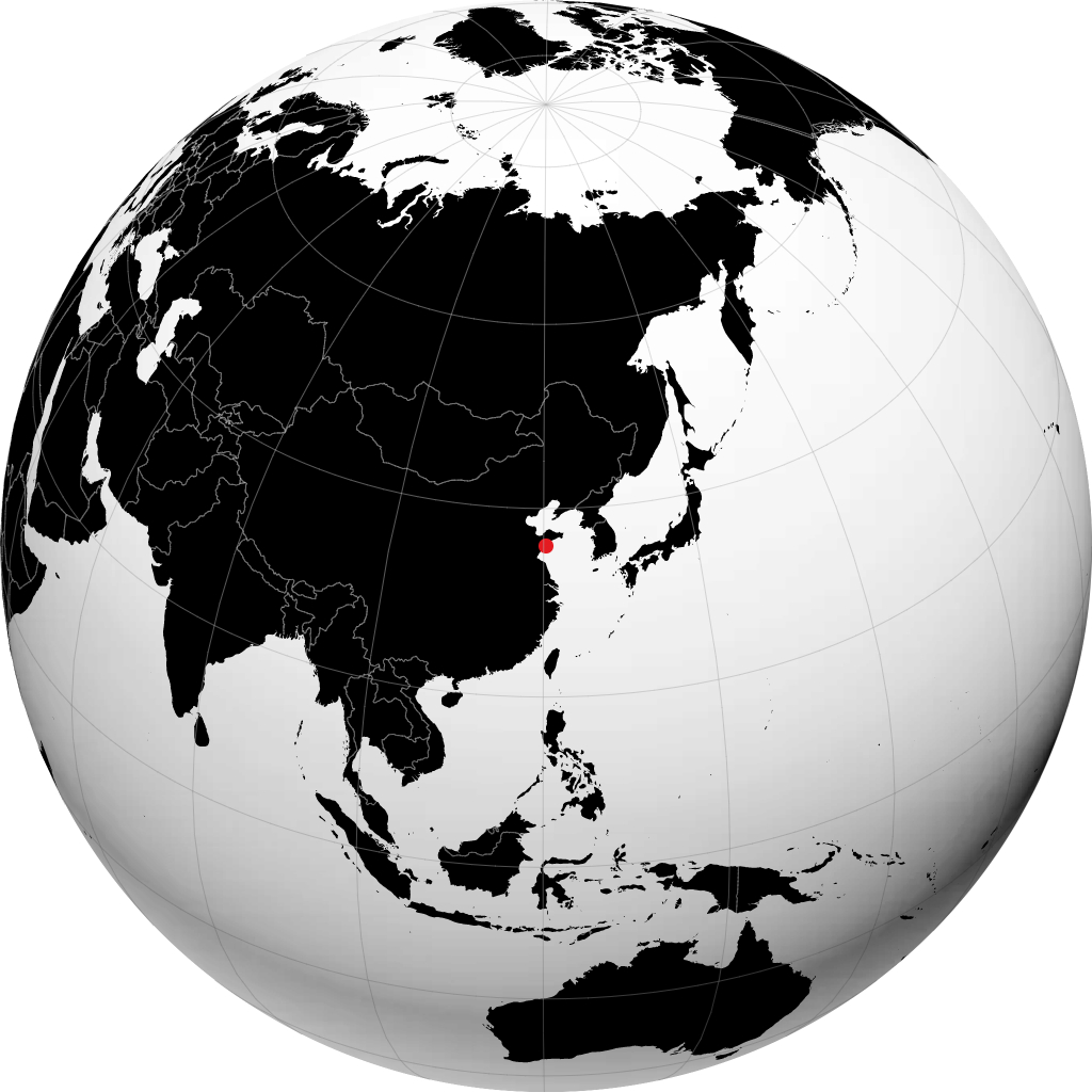 Thanh Đảo trên quả địa cầu