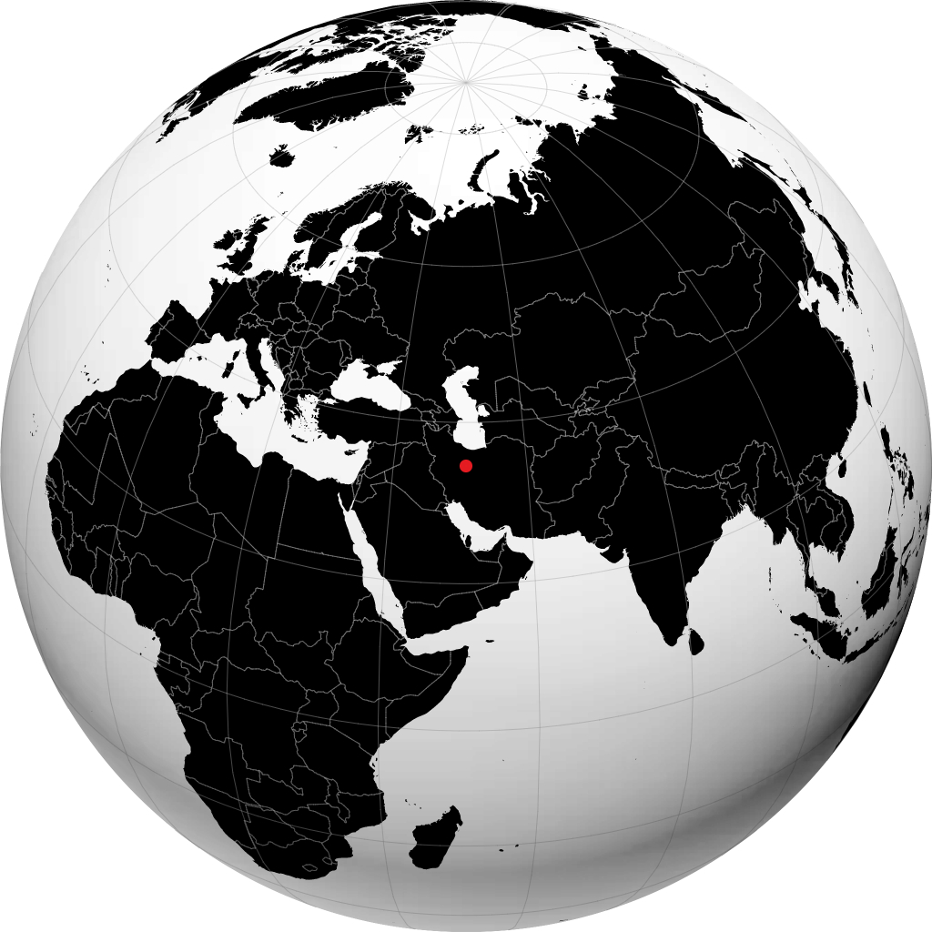 Qom trên quả địa cầu