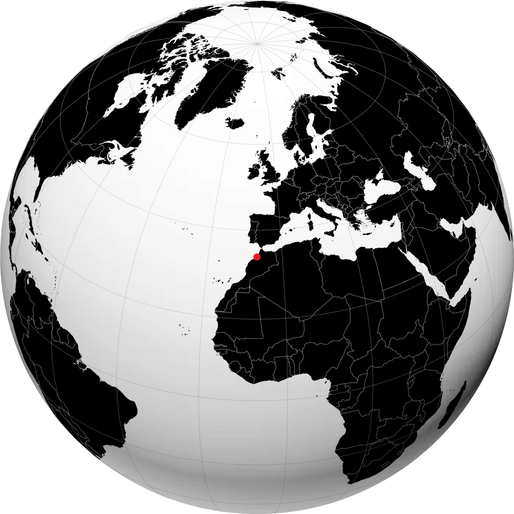 Rabat trên quả địa cầu