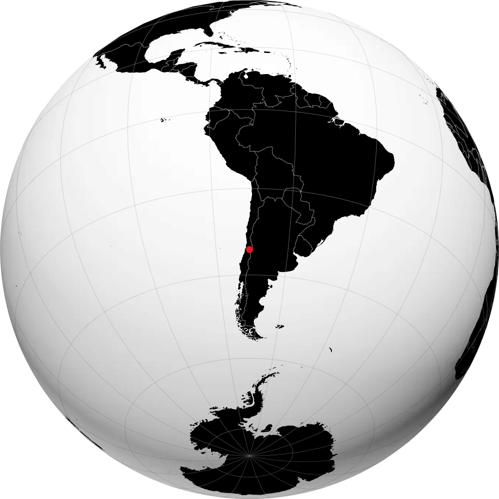 Rancagua trên quả địa cầu