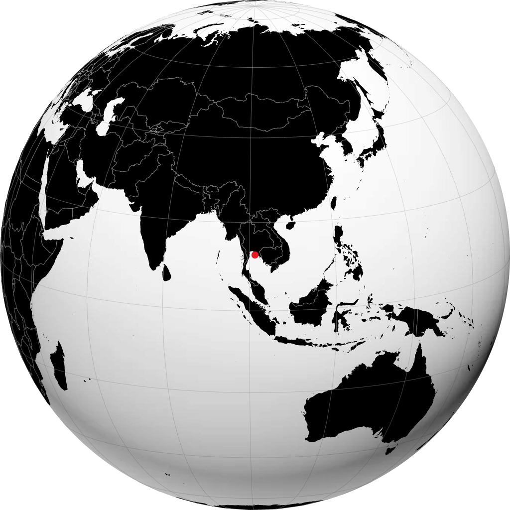Rayong trên quả địa cầu