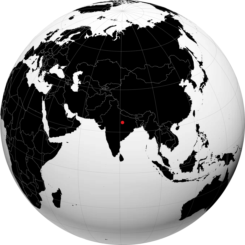 Rewa trên quả địa cầu