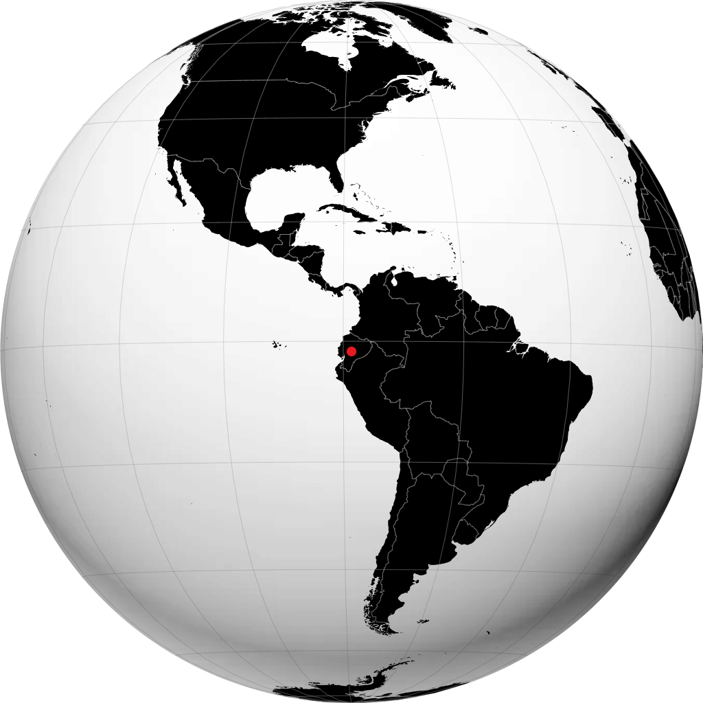 Riobamba trên quả địa cầu